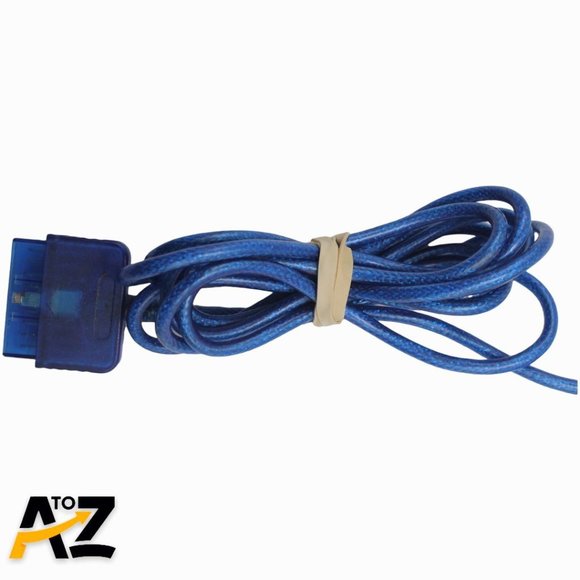 MadCatz Clear Blue Dual Force PS2 Playstation 2 PS1 Wired Controller - Picture 10 of 10